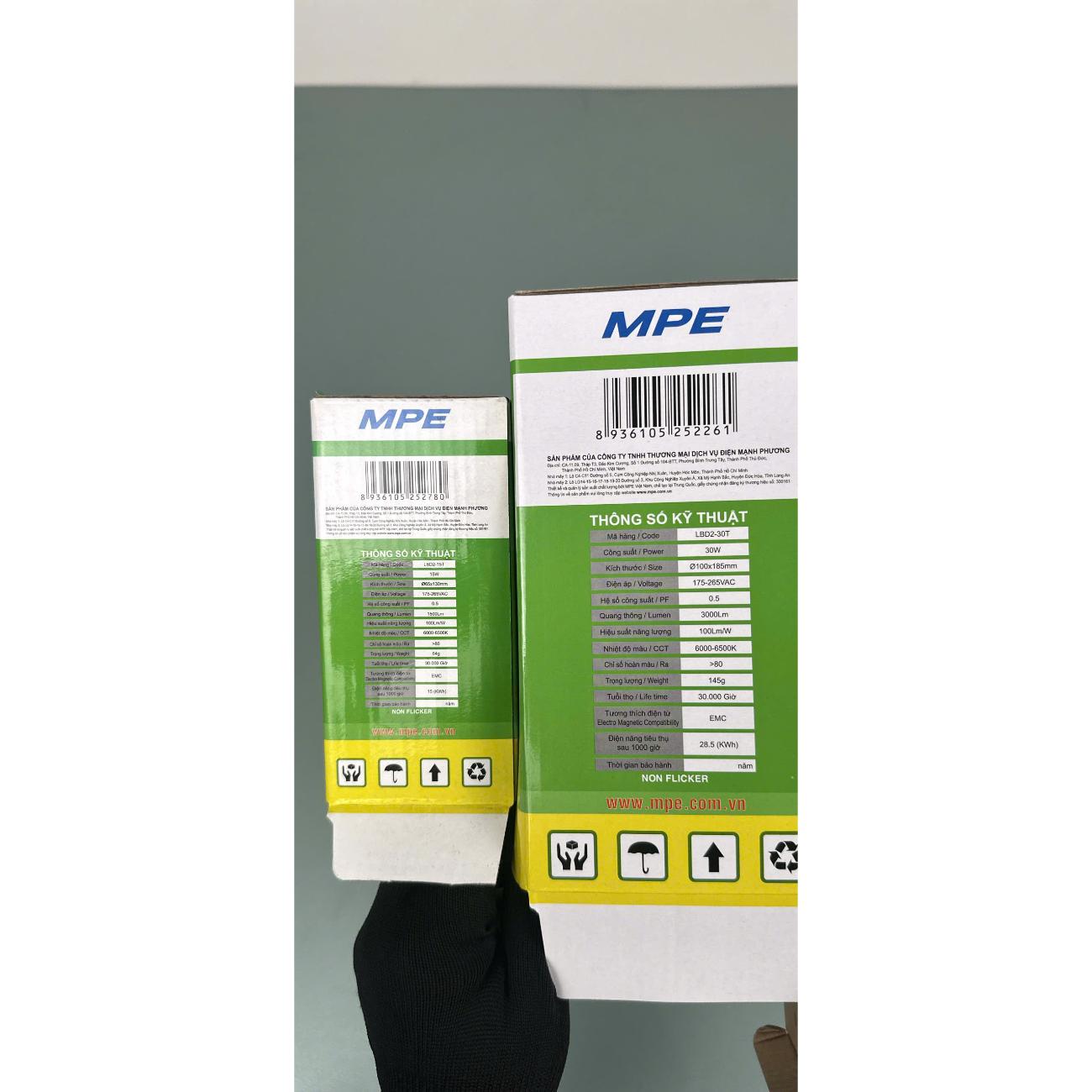 Đèn LED Bulb MPE LBD2 E27